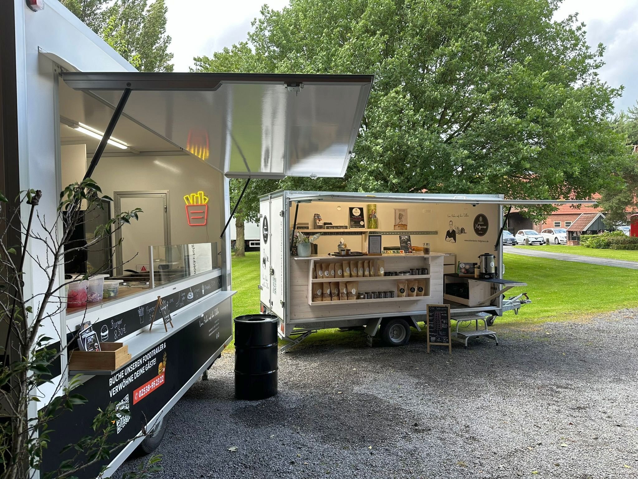 Mit dem Food Trailer auf M&auml;rkten und Festen unterwegs