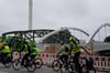 Wie sollen die Radfahrer künftig die neue Prinzbrücke sicher queren können?  Diese Frage wird derzeit heiß diskutiert. Dieses Foto entstand übrigens noch vor der Sperrung des Föhrenweges.