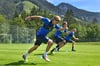 Auch in diesem Jahr bereitet sich der SC Paderborn 07, von links Felix Götze, Luis Engelns und Sven Michel, in Walchsee auf die neue Saison vor.