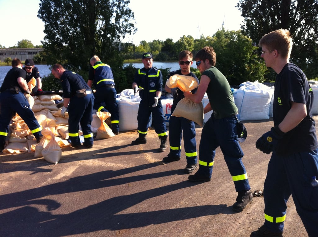 Einsatz des THW Gronau at Elbehochwasser 2013