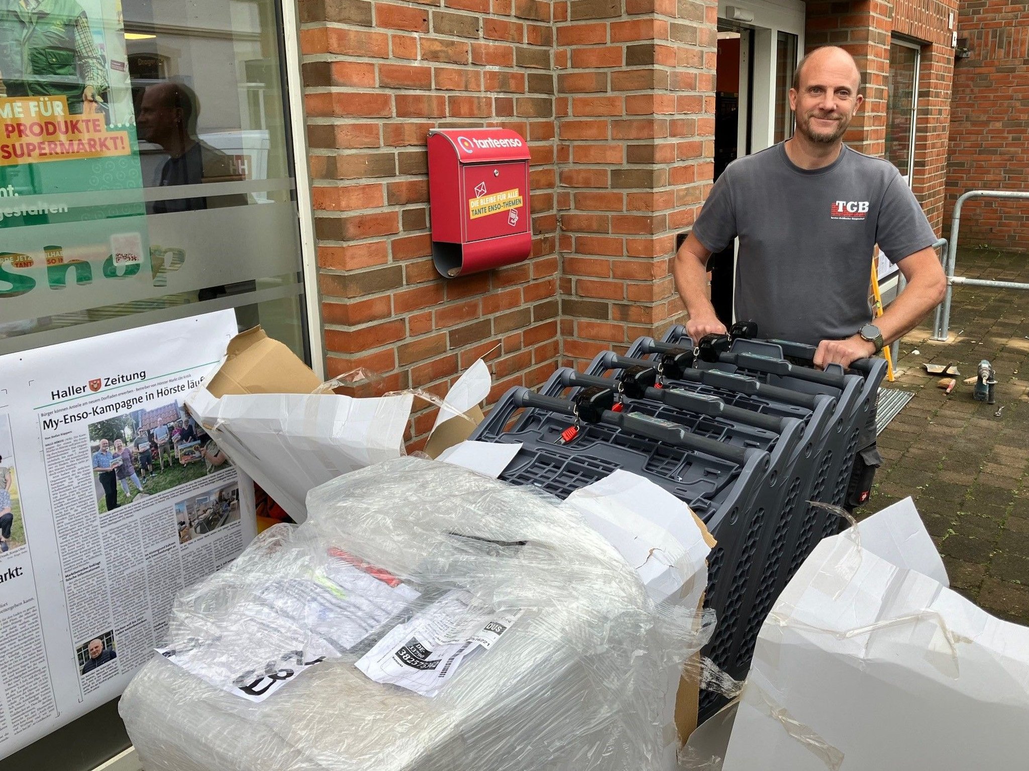 Tante Enso Markt in HalleHörste Eröffnung steht bevor