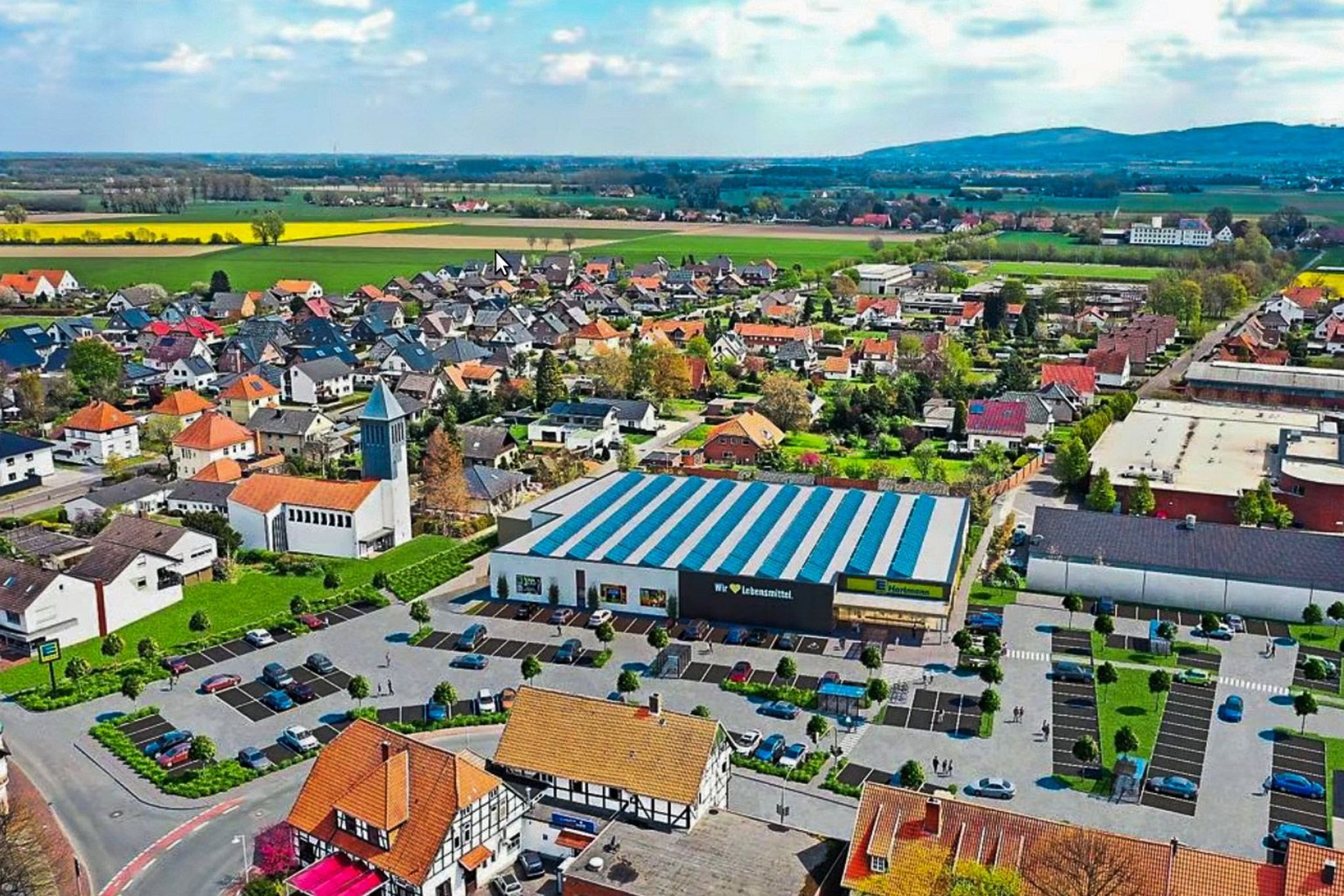 Preußisch Oldendorf Neuer InnenstadtEdeka nimmt weitere Hürde
