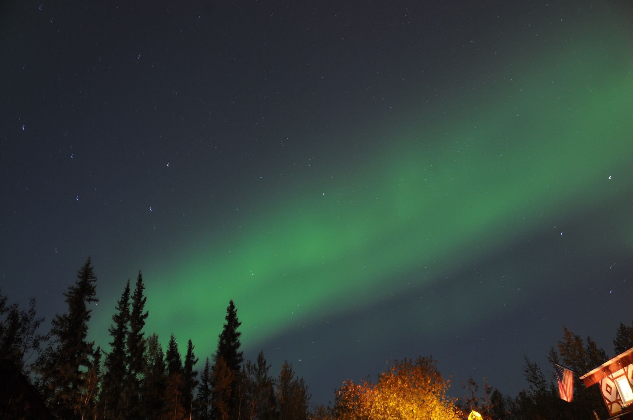  Foto zu Polarlichter am Highway - Herbstlicher Roadtrip in Alaska 