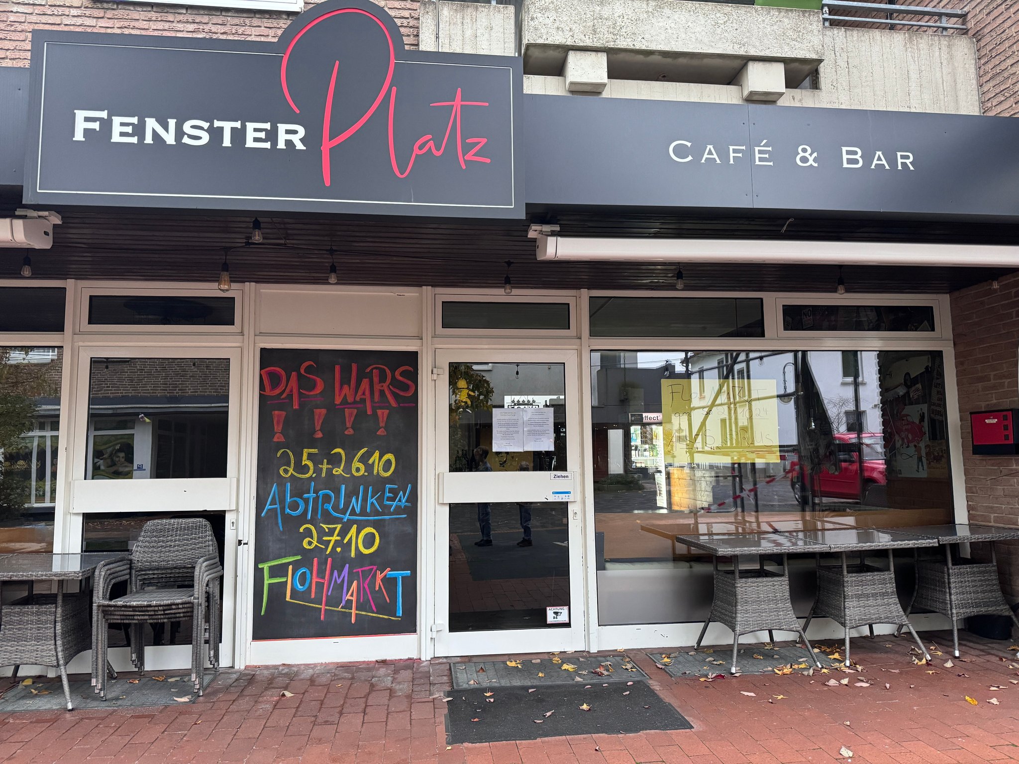 Enger: „Das war's!“ Letzter Drink im Café Fensterplatz