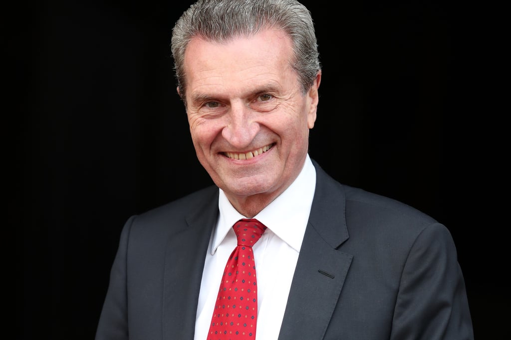 Europe expert Oettinger speaks at the Values ​​Forum