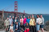 An der weltberühmten Golden Gate Bridge entstand dieses Gruppenfoto der DZ-Lesergruppe. Auf dem Programm standen neben den Städten Phoenix, Las Vegas und San Francisco auch zahlreiche Nationalparks.