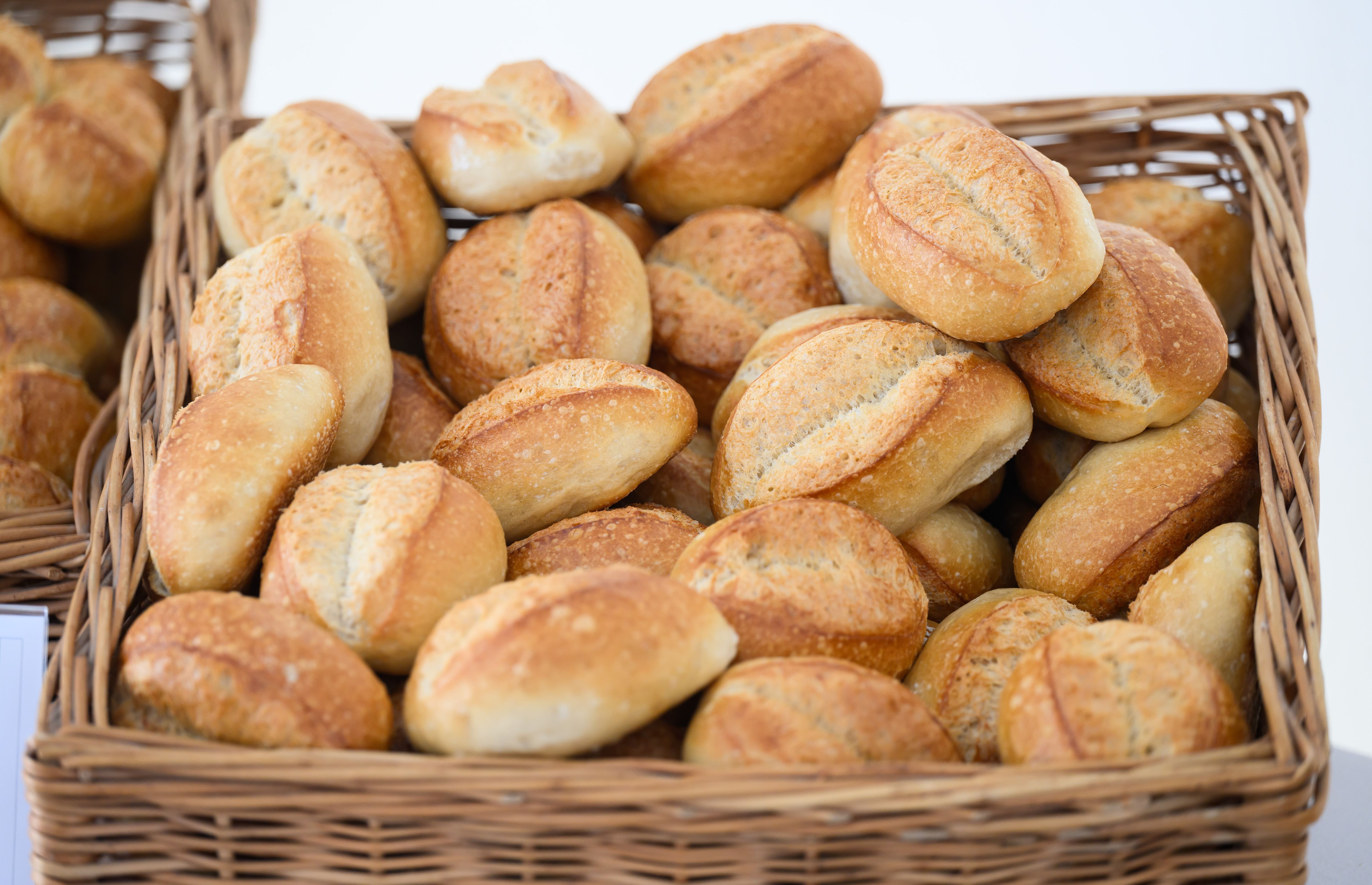 Frische Brötchen zum Fest