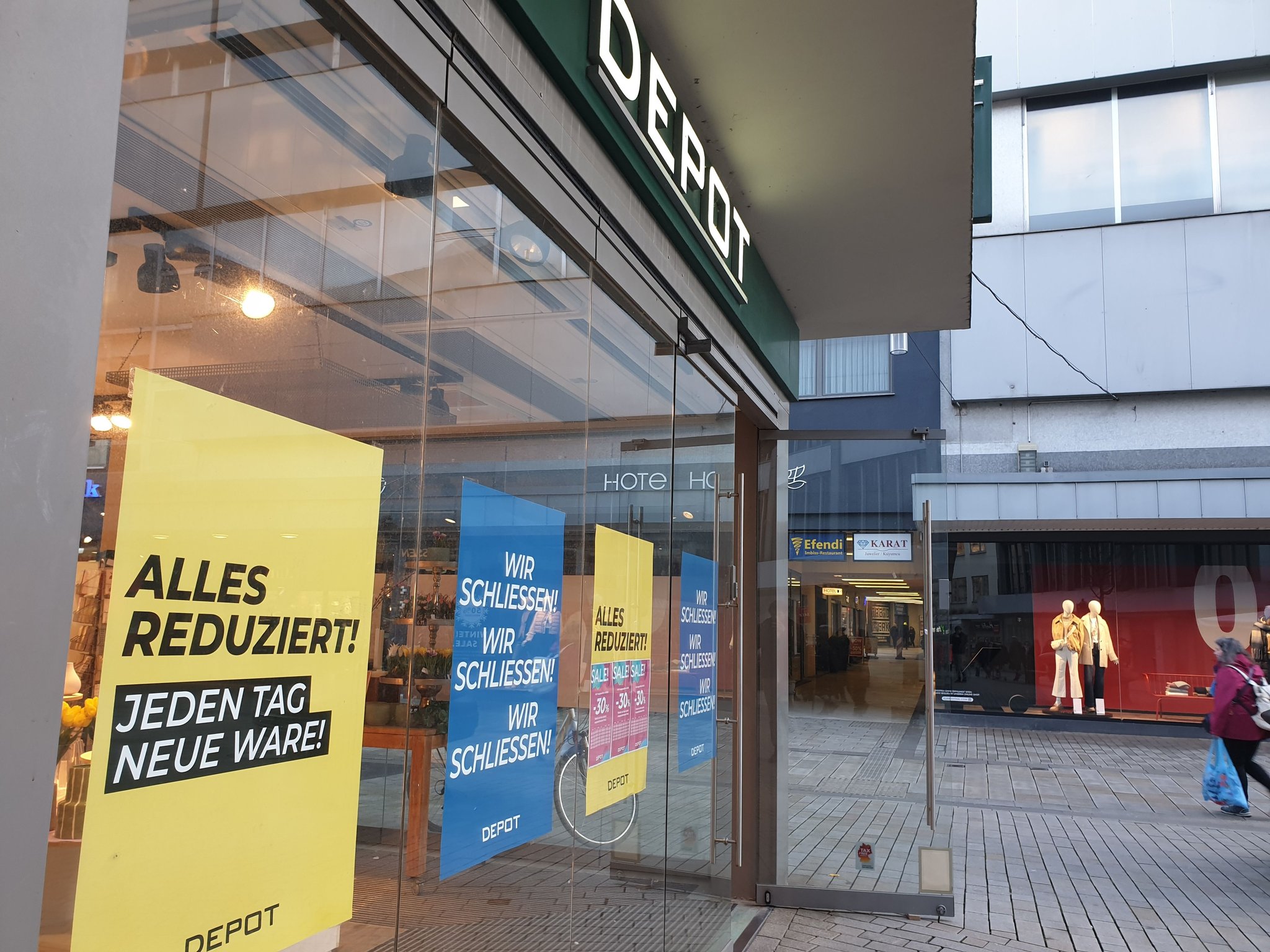 Herford DepotFiliale in der Innenstadt schließt