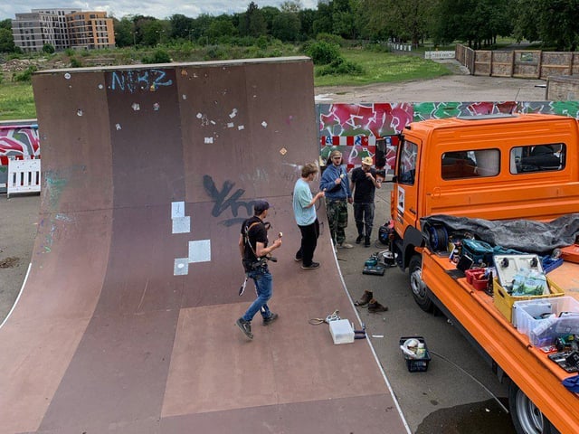 Neue Halfpipe für Münster