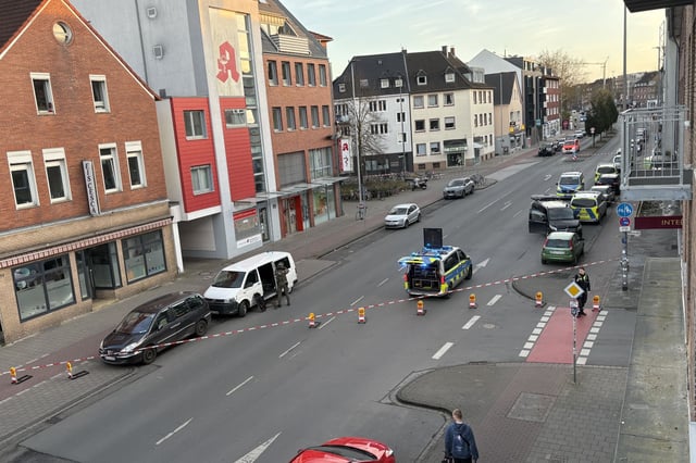 Hammer Straße wegen Polizeieinsatz in Münster gesperrt