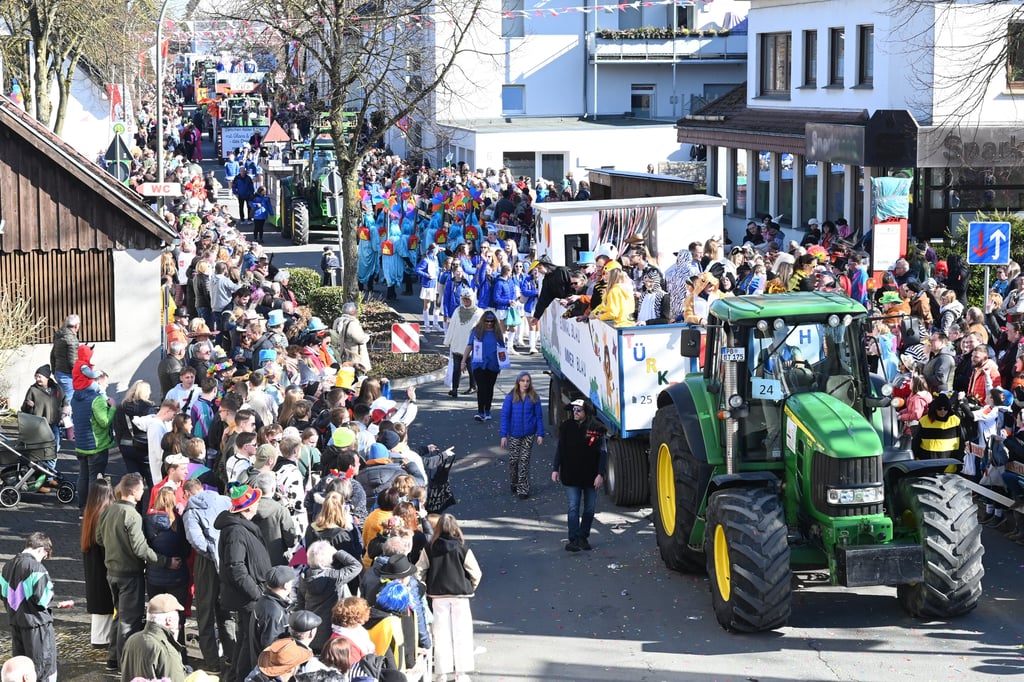  Foto zu Karneval 2025: Mehr Fotos vom Rosenmontagsumzug in Fürstenberg 