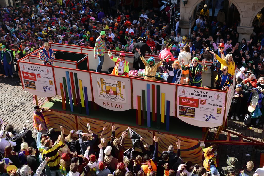  Der Rosenmontagszug 2025 in Münster Motiv 