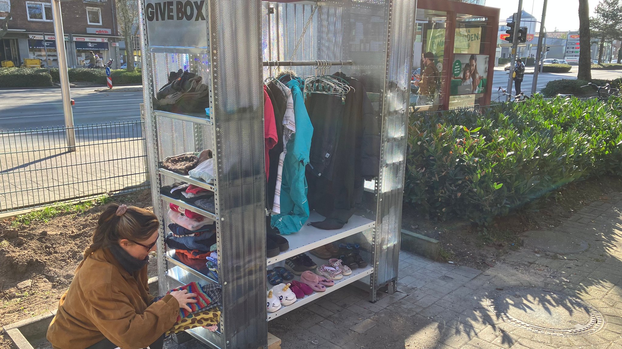 Nach vermuteter Brandstiftung in Münster Es gibt wieder eine GiveBox