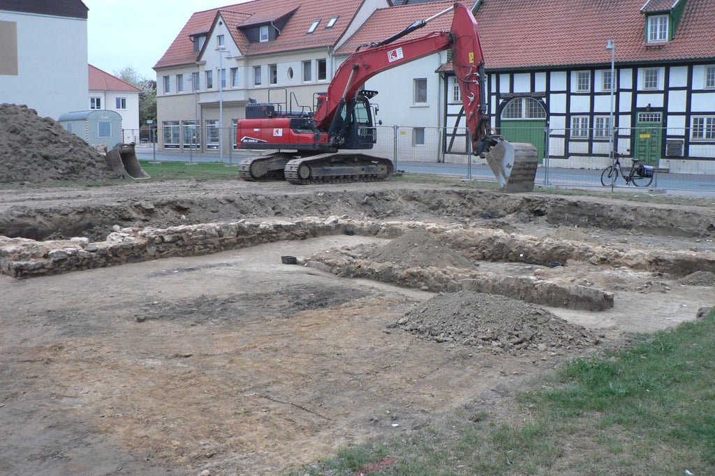 Archäologische Grabungen auf dem Edeka-Gelände