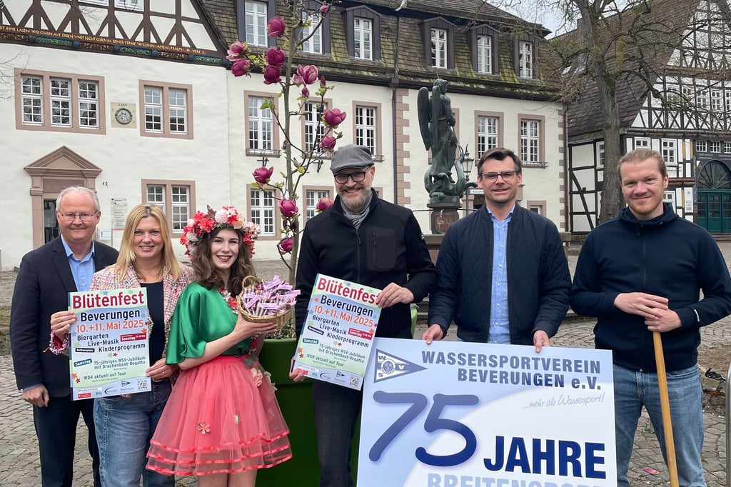 Beverungen feiert Blütenfest in der Innenstadt