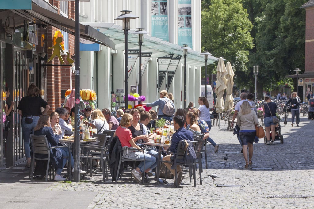 Mit dieser App finden Sie immer einen Sonnenplatz in Münster