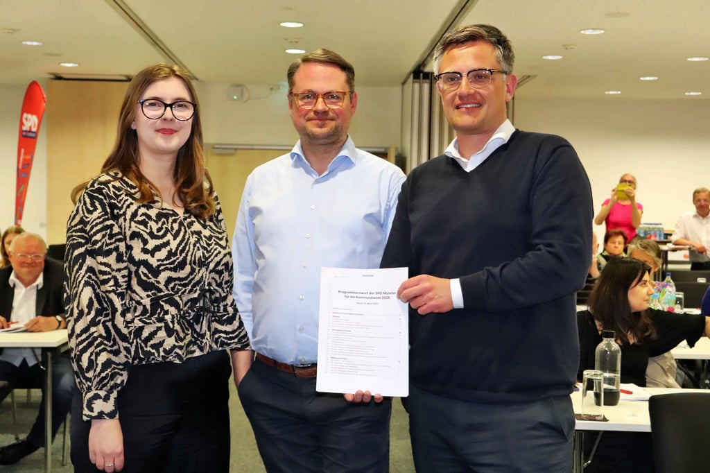Münsters SPD zieht geschlossen in den Wahlkampf
