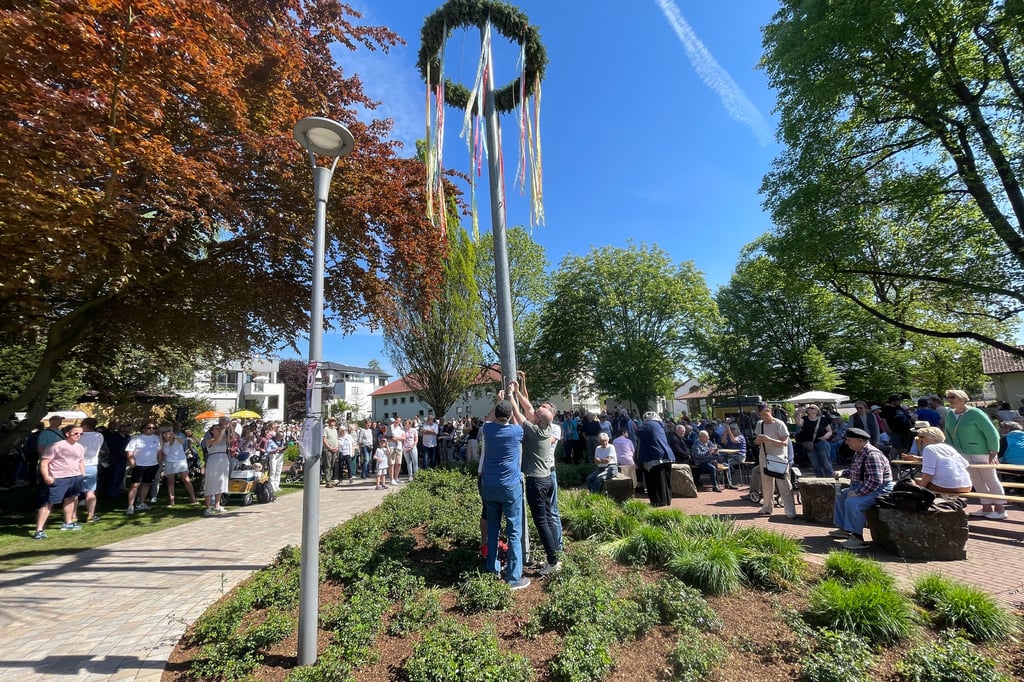 So stimmungsvoll begrüßt Werther den Mai im Stadtpark