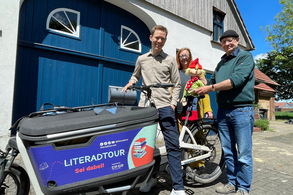 Lebenstraum: Auf 9.000 Fahrrad-Kilometern Lust aufs Lesen wecken