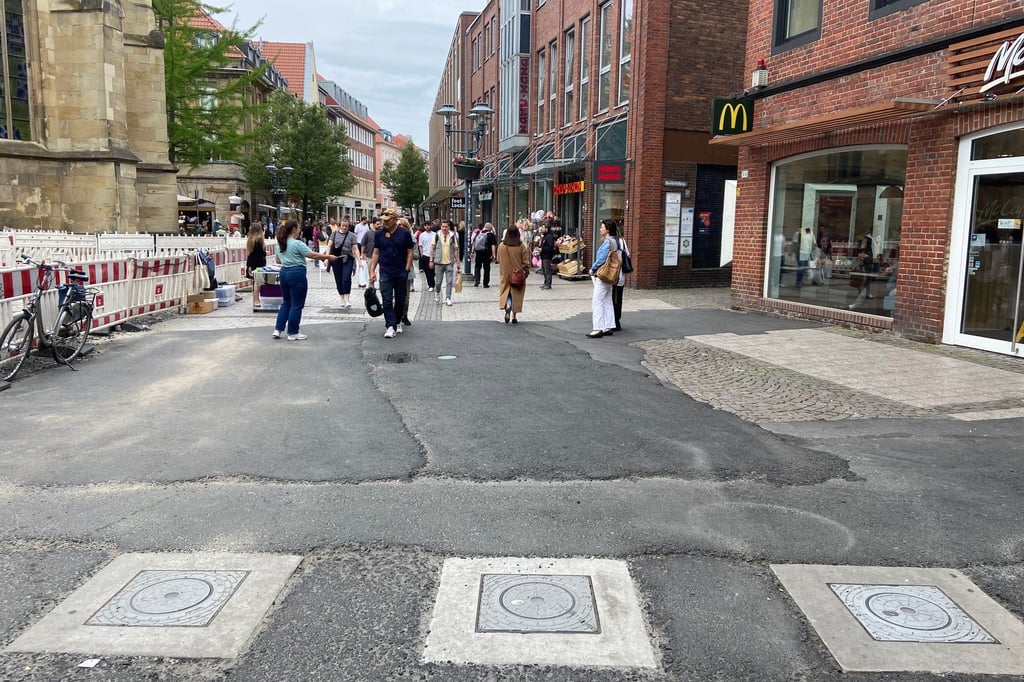 Neue Sicherheitspoller auf der Ludgeristraße
