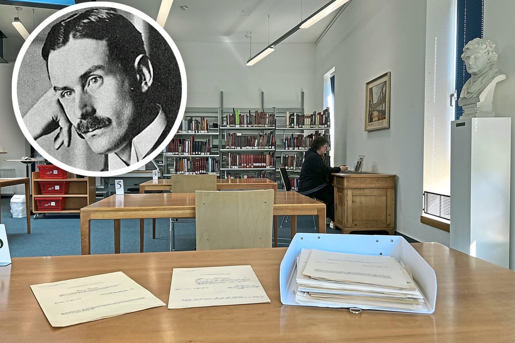 Was steht drin? ULB besitzt zwei Original-Postkarten des Schriftstellers