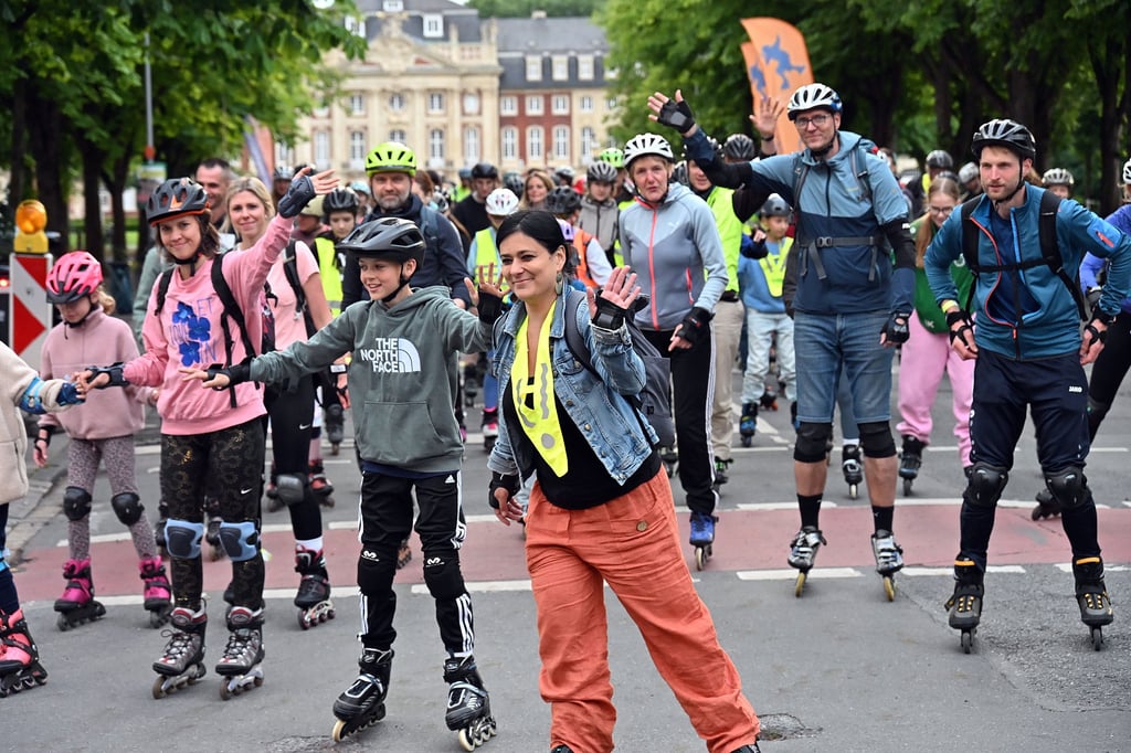 Skate-Night-Fans trotz Verspätung gut gelaunt