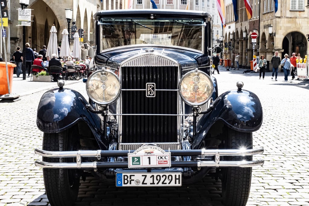 Oldtimertreffen in der Speicherstadt