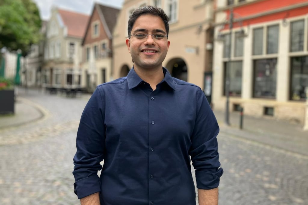 Von Indien nach Burgsteinfurt: Warum Saurav seinen neuen Wohnort liebt