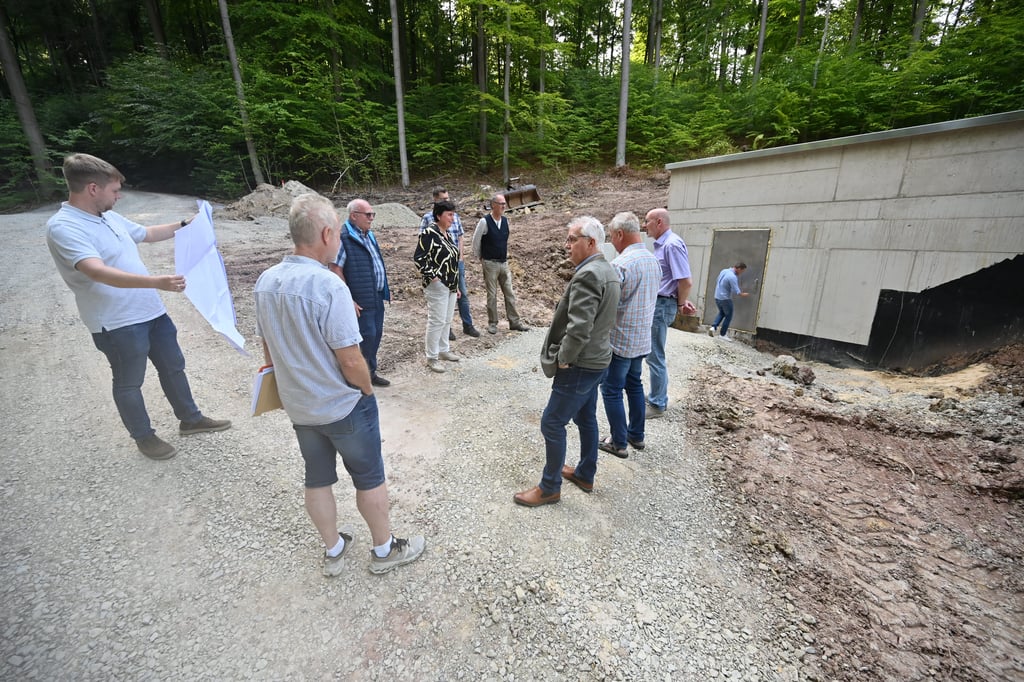 Hochbehälter ist fast fertig