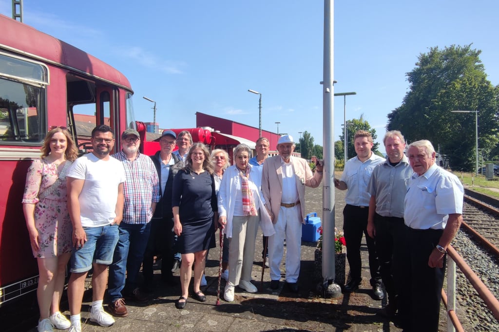 Gauselmanns besuchen Museumseisenbahner