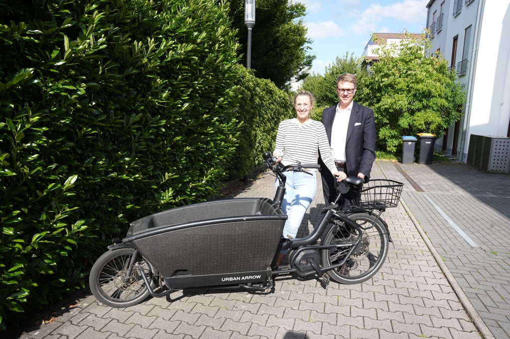 Lastenrad ersetzt viele Autofahrten: Familie setzt Zeichen für den Klimaschutz