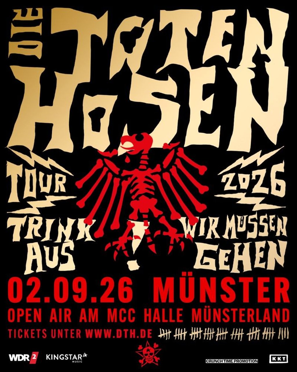  Die Toten Hosen kommen 2026 nach Münster Bildidee 