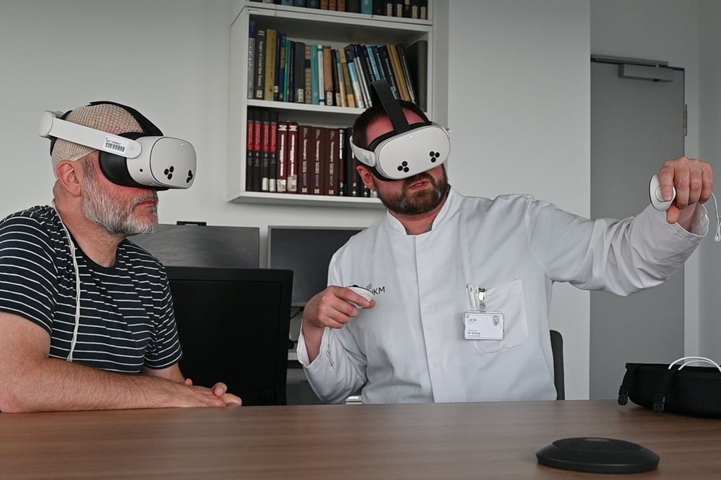 Virtueller Blick in den eigenen Kopf: VR-Brillen am UKM im Einsatz