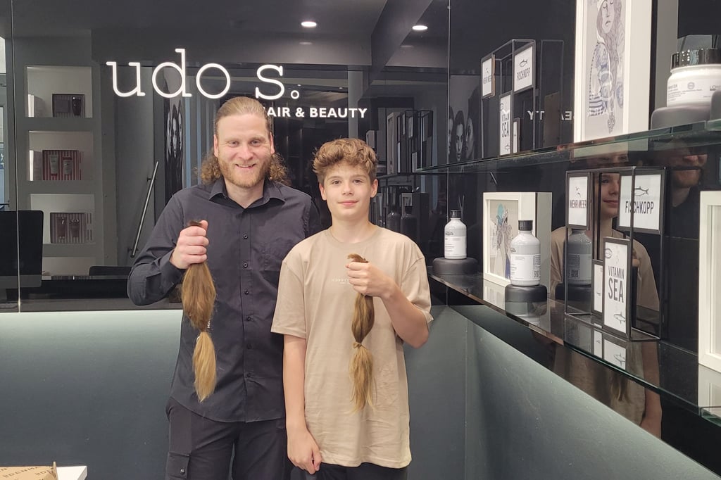 13-Jähriger opfert seine Haarpracht für den guten Zweck