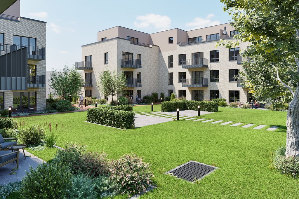 60 neue Wohnungen in Uppenberg: Gebäude sollen Ende 2025 stehen