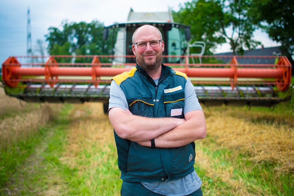Ein Job im Kornfeld: Unterwegs mit einem Landwirt – auf dem Mähdrescher