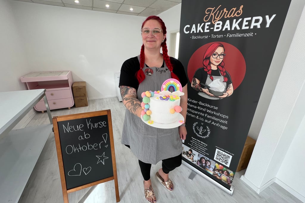 Die Löhnerin Kyra Maria Ott eröffnet an der Werster Straße 137 in Bad Oeynhausen „Kyras Cake-Bakery“. Neben Backkursen für Kinder soll es in dem Studio auch Eltern-Kind-Workshops geben.