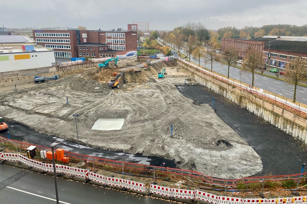 Großbaustelle am Albersloher Weg