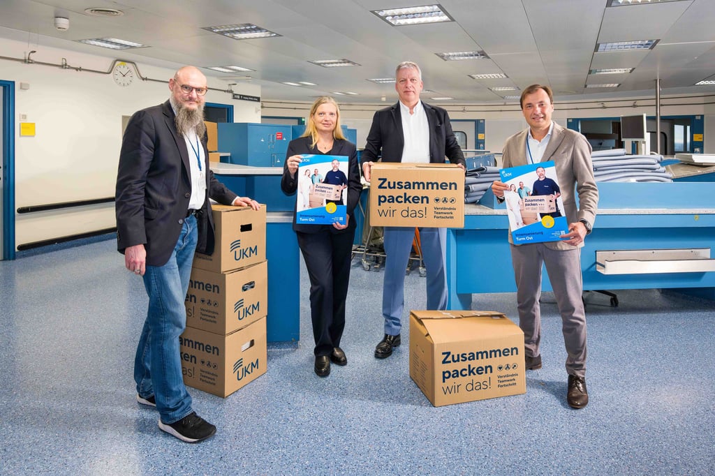 UKM: Der Ostturm wird nach und nach leergeräumt