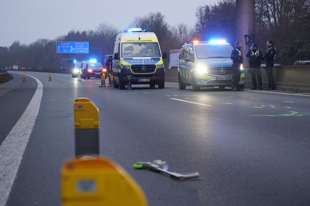 Tödlicher Unfall auf der A33 in Bielefeld
