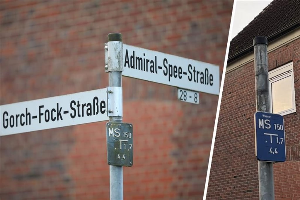 Marineviertel: Unbekannte stehlen Schilder umstrittener Straßennamen