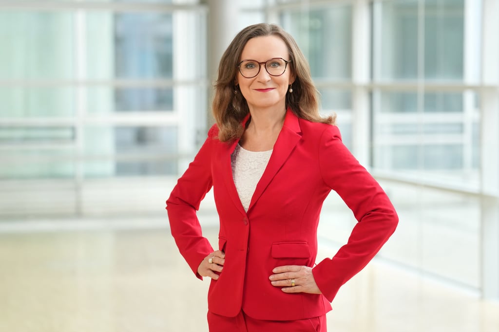 Top-Managerin stellt ihre Zukunftspläne vor