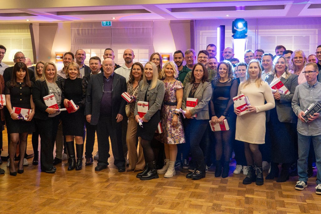 Wortmann AG in Hüllhorst ehrt langjährige Mitarbeiter