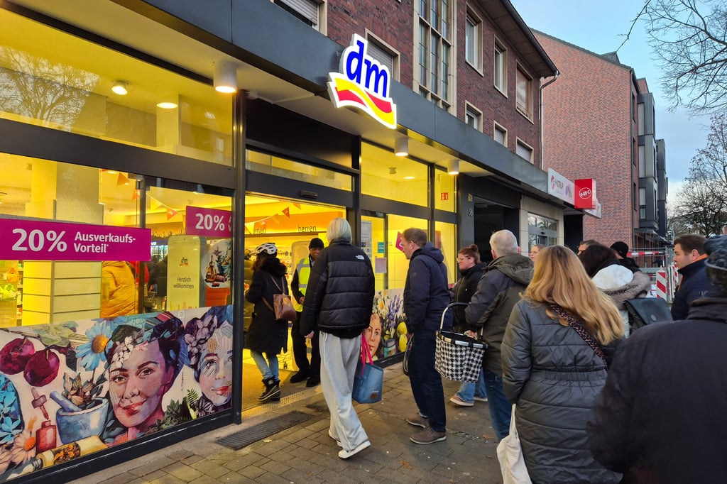Kauferansturm beim Ausverkauf