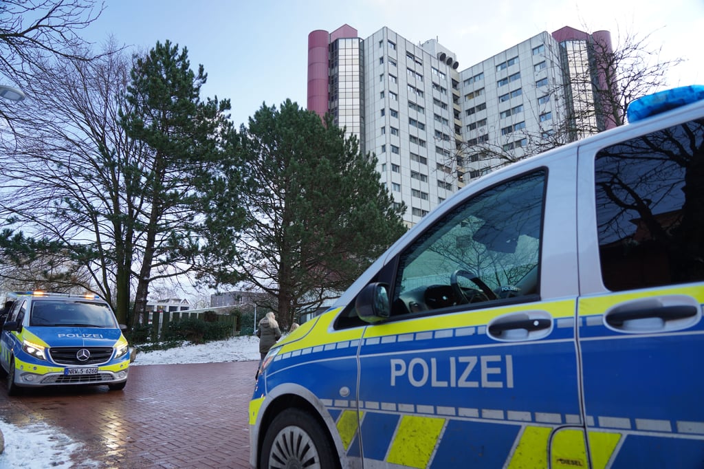 Großer Polizeieinsatz am Städtischen Klinikum Bielefeld