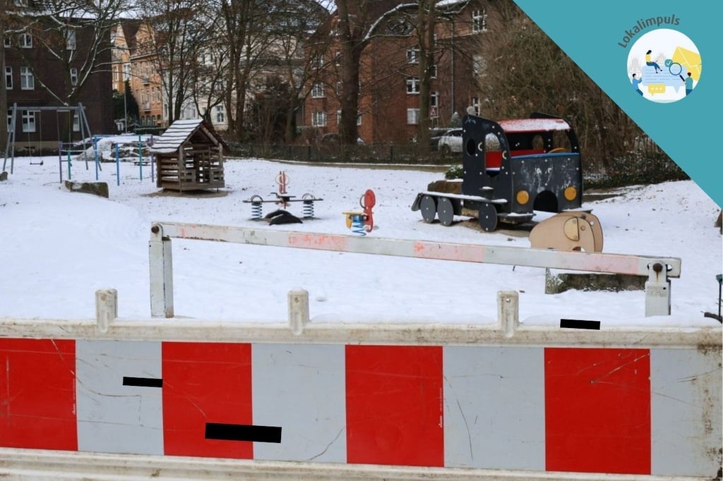 Darum ist der Spielplatz an der Melchersstraße seit Wochen gesperrt
