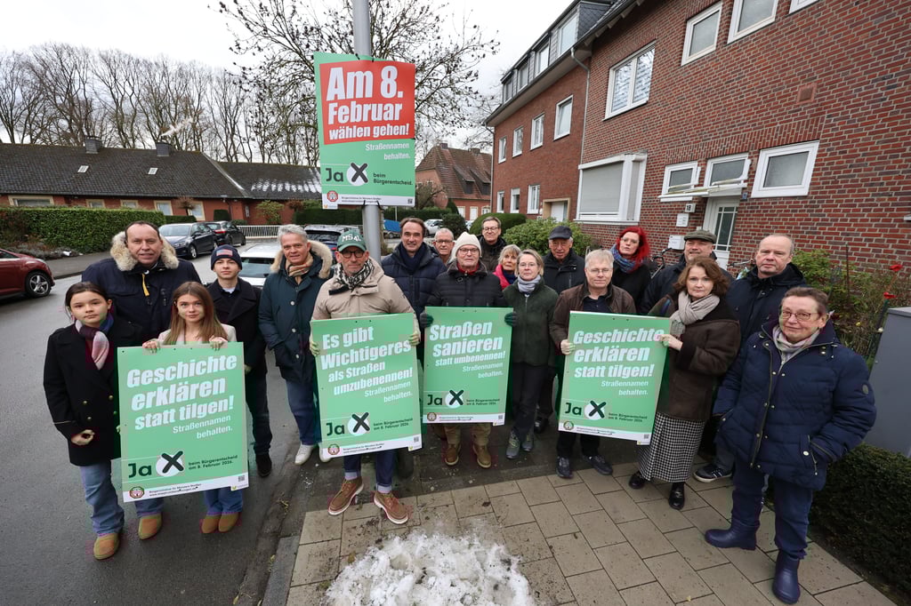 Wahlkampf eröffnet: „Straßen sanieren statt umbenennen“