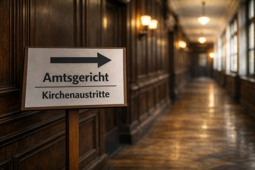 Christen treten seltener aus der Kirche aus