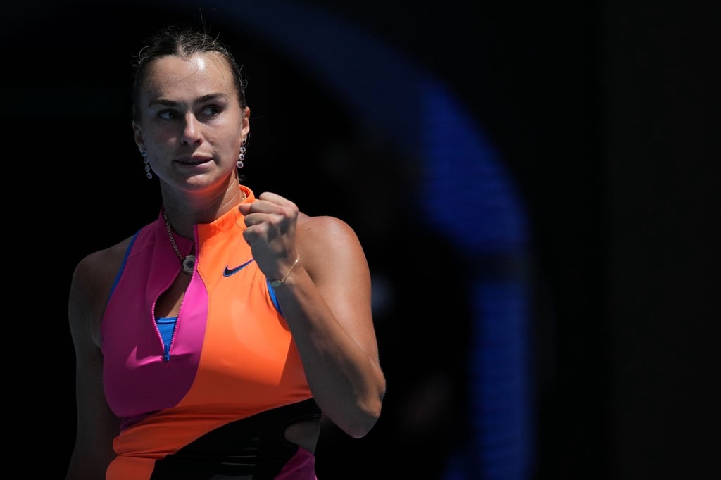 Nervenstarke-Sabalenka-in-Melbourne-im-Viertelfinale