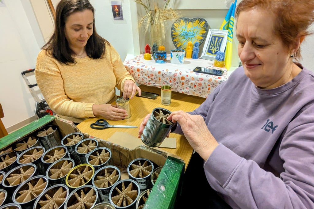 Welle der Hilfsbereitschaft: Zwei Tonnen Dosenkerzen für die Ukraine